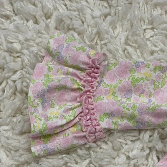 Bonnie Jean girls Sz 3T floral dress featuring a cute bunny ¥ - Picture 7 of 16